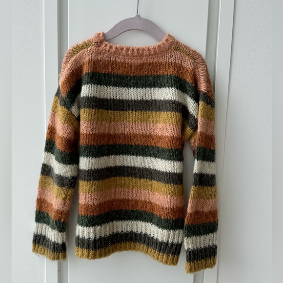 Rylee+Cru Striped Aspen Sweater. Size 4-6 - Picture 2 of 7